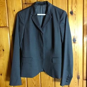 Theory Wool blend blazer Gray Sz 6